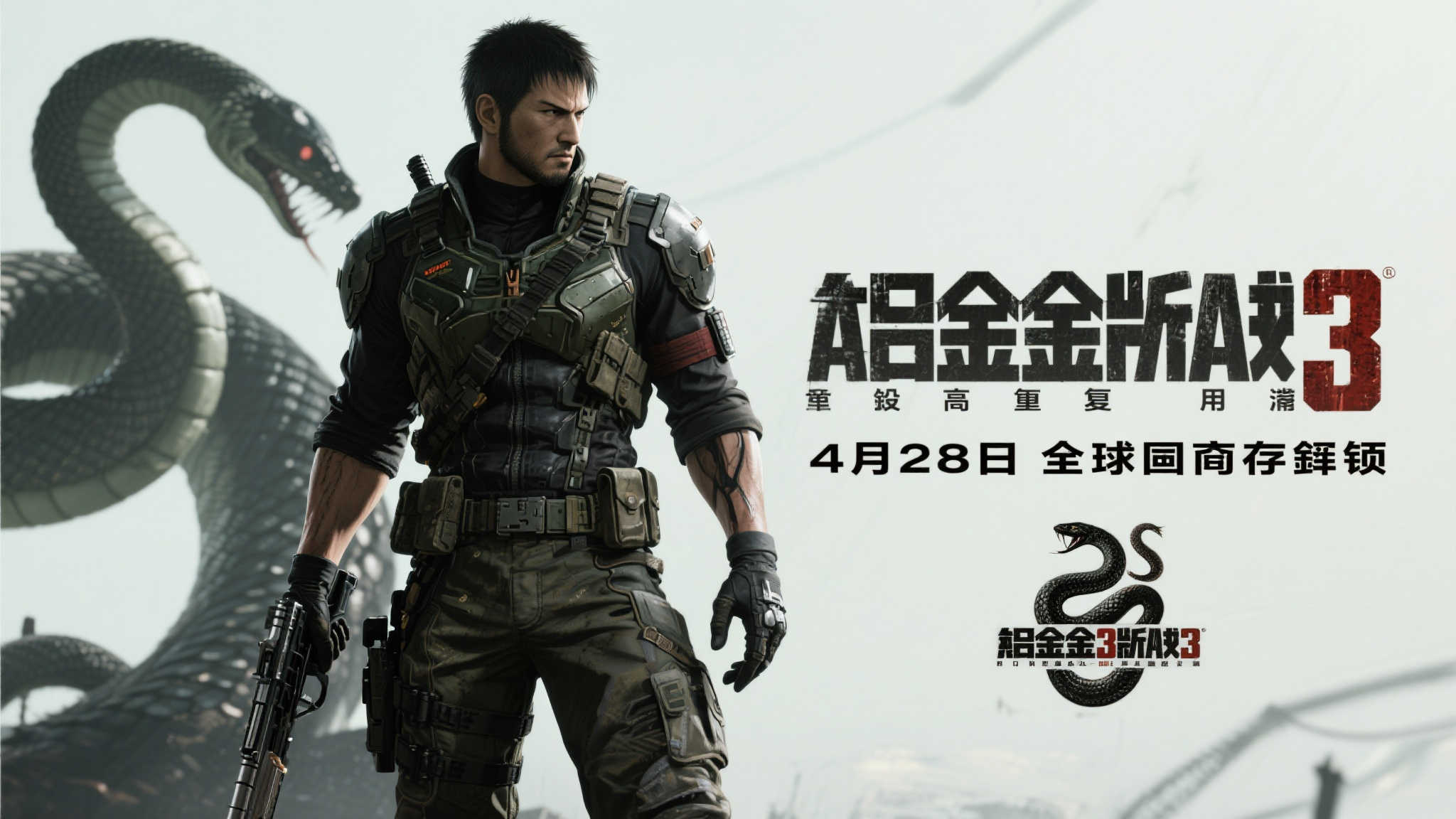 《合金装备3:重制版》全球上线时间确认,8月28日正式开玩!